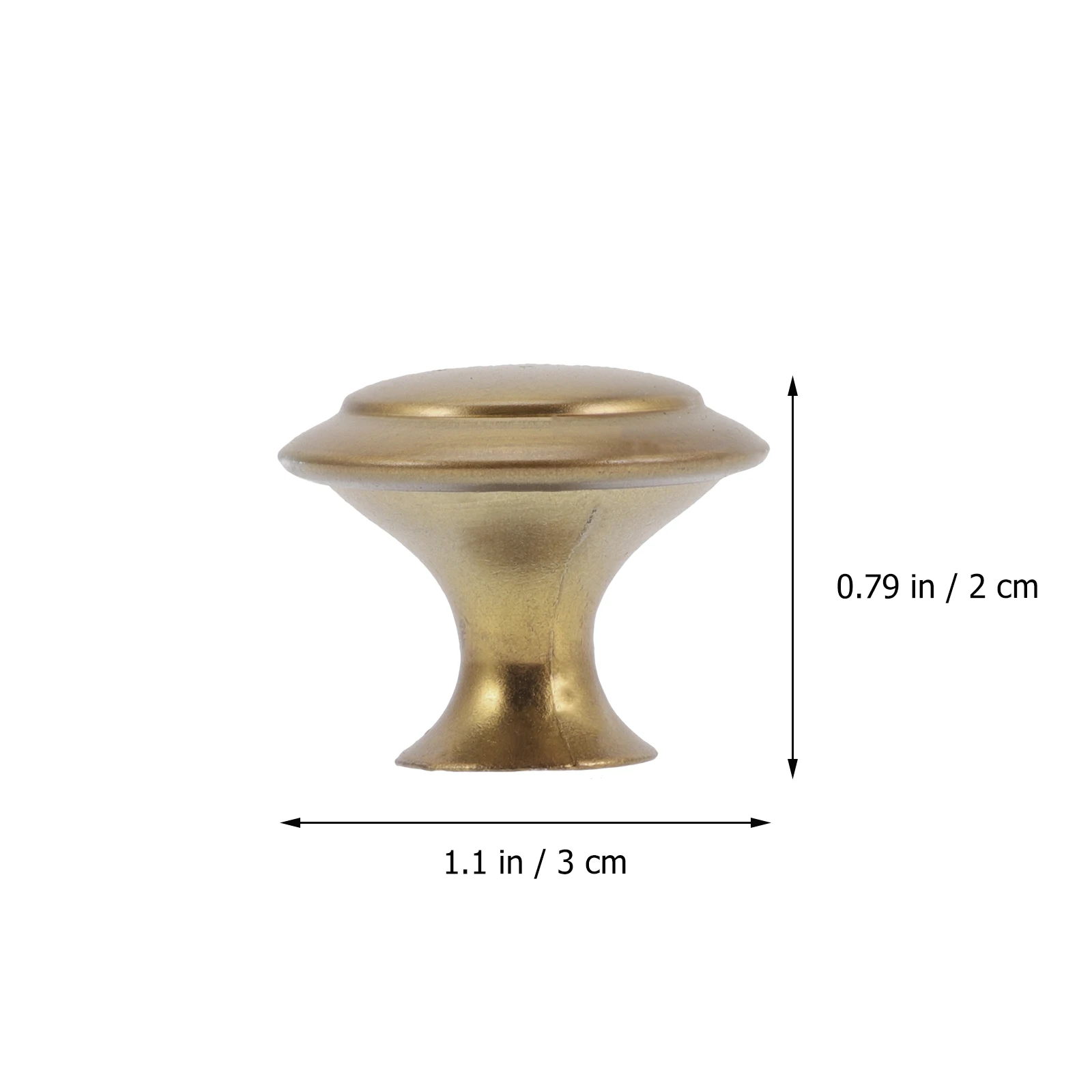 10Pcs Metal Cabinet Knobs High Grade Drawer Pull Knobs for Kitchen Cupboard Furniture Smooth Surface Safe Touch Easy