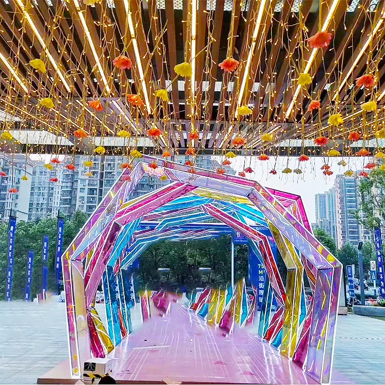 bs-Outdoor Waterproof Commercial Giant Acrylic Christmas Lights for Christmas Decoration！