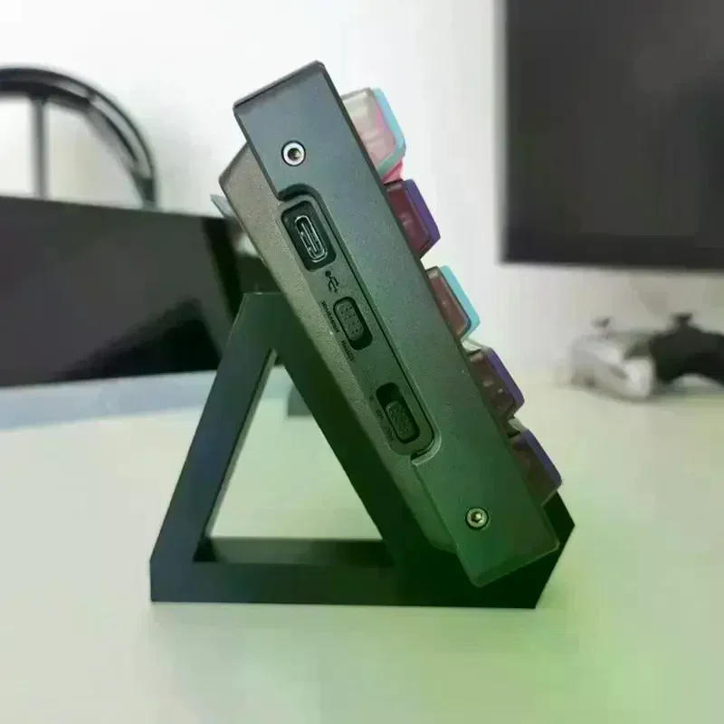 1 Pair For Computer Mechanical Keyboard Holder Layer Rack Tray Plastic 3D Printing Keyboard Display Stand