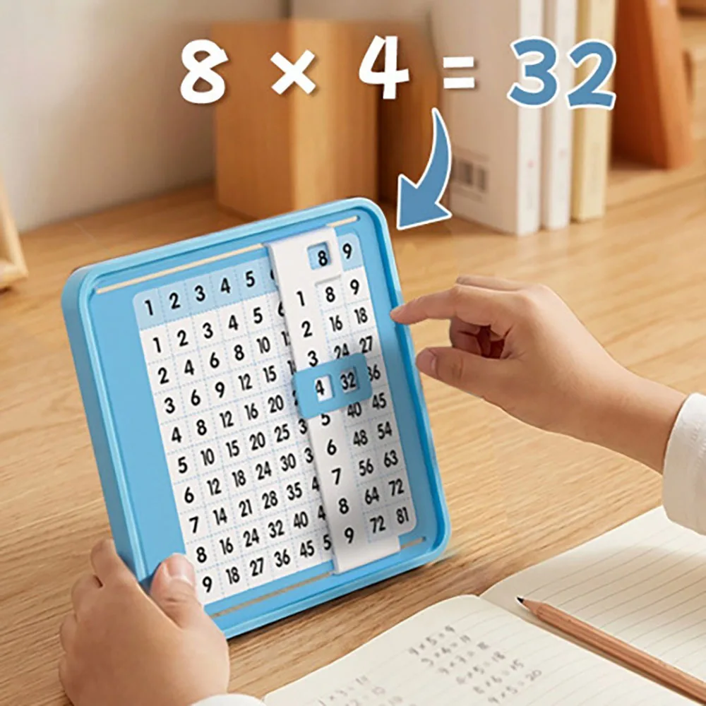 Multiplication learning disc for students, math teaching aids and mnemonic table, exercise students' hand brain coordination