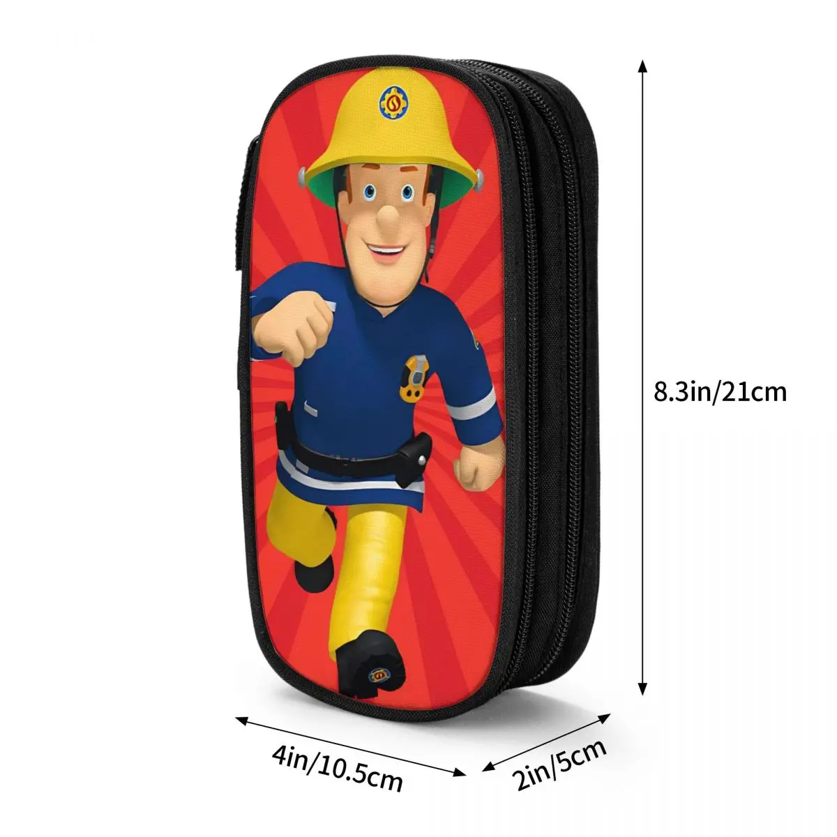 حافظات أقلام رجل الإطفاء سام صندوق أقلام رجل الإطفاء حقائب تخزين كبيرة للطلاب هدايا مدرسية مقلمة