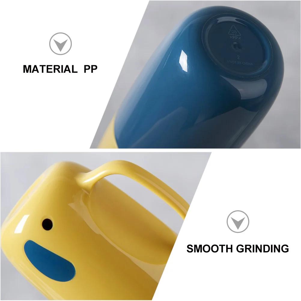 

4pcs Toothbrush Storage Box Portable Wash Cup Creative Cartoon Shape Pp Plastic For Home Travel Use Container