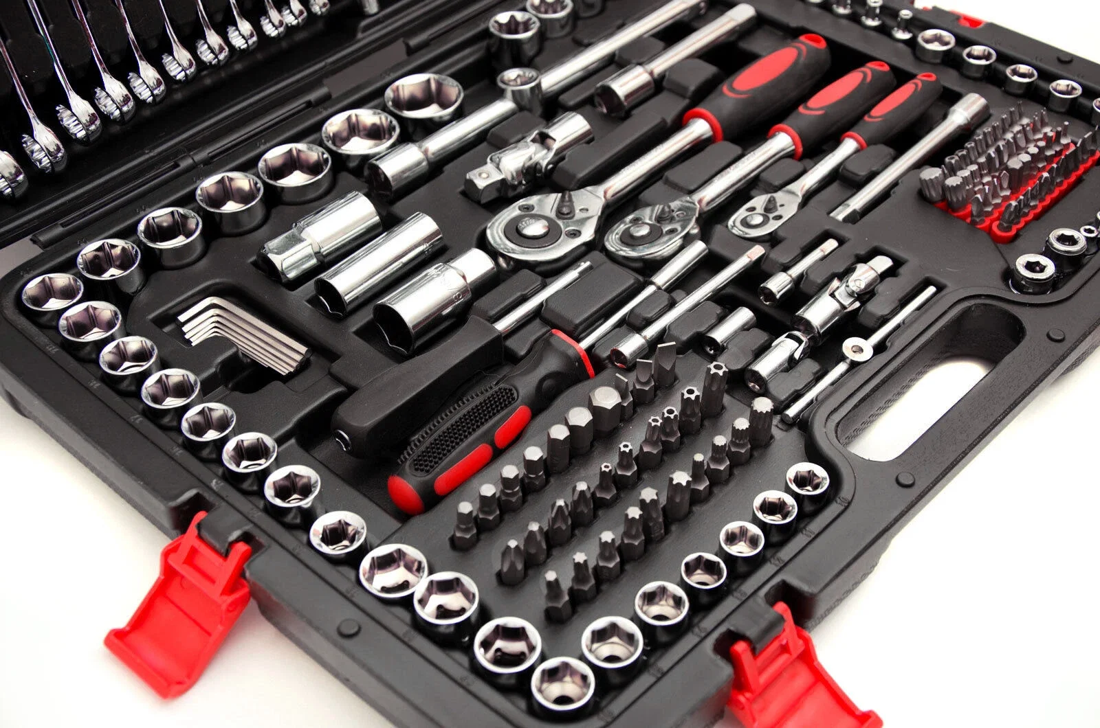 2025215 Sets Multi-Function Socket Ratchet Wrench Household Auto Repair Toolbox Hardware Set for Workshop Use