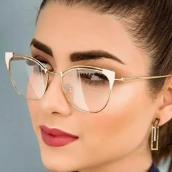 Cat Eye Spectacle Frame Women Eyeglasses Computer Prescription Optical Female Eyewear Clear Lens Glasses Frame Gafas De Lectura
