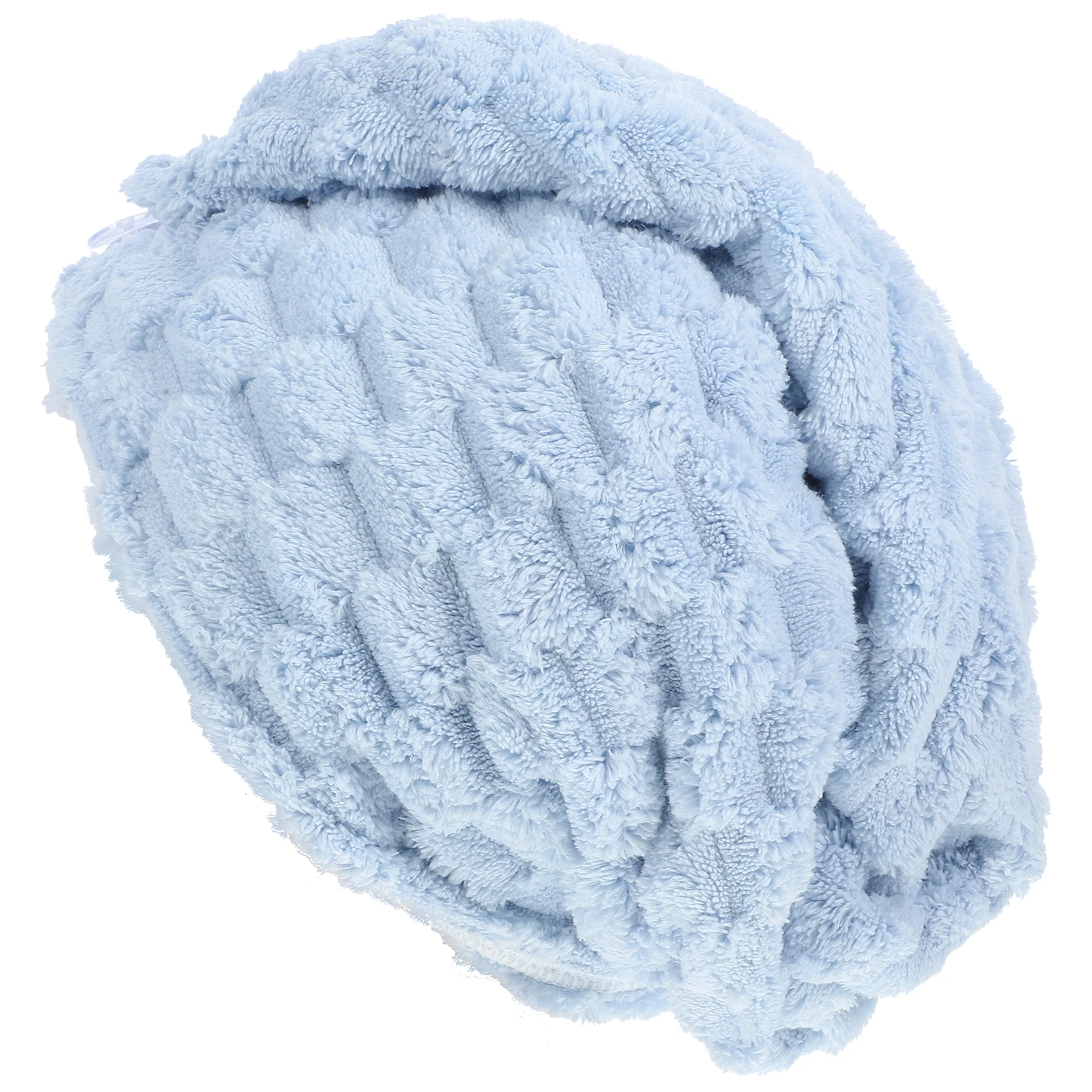 

Thickened Hair Towel Wrap Fast Drying Cloud Velour Bath Cap No Shedding Quick Wear For Women Head Wrap Shower Hat
