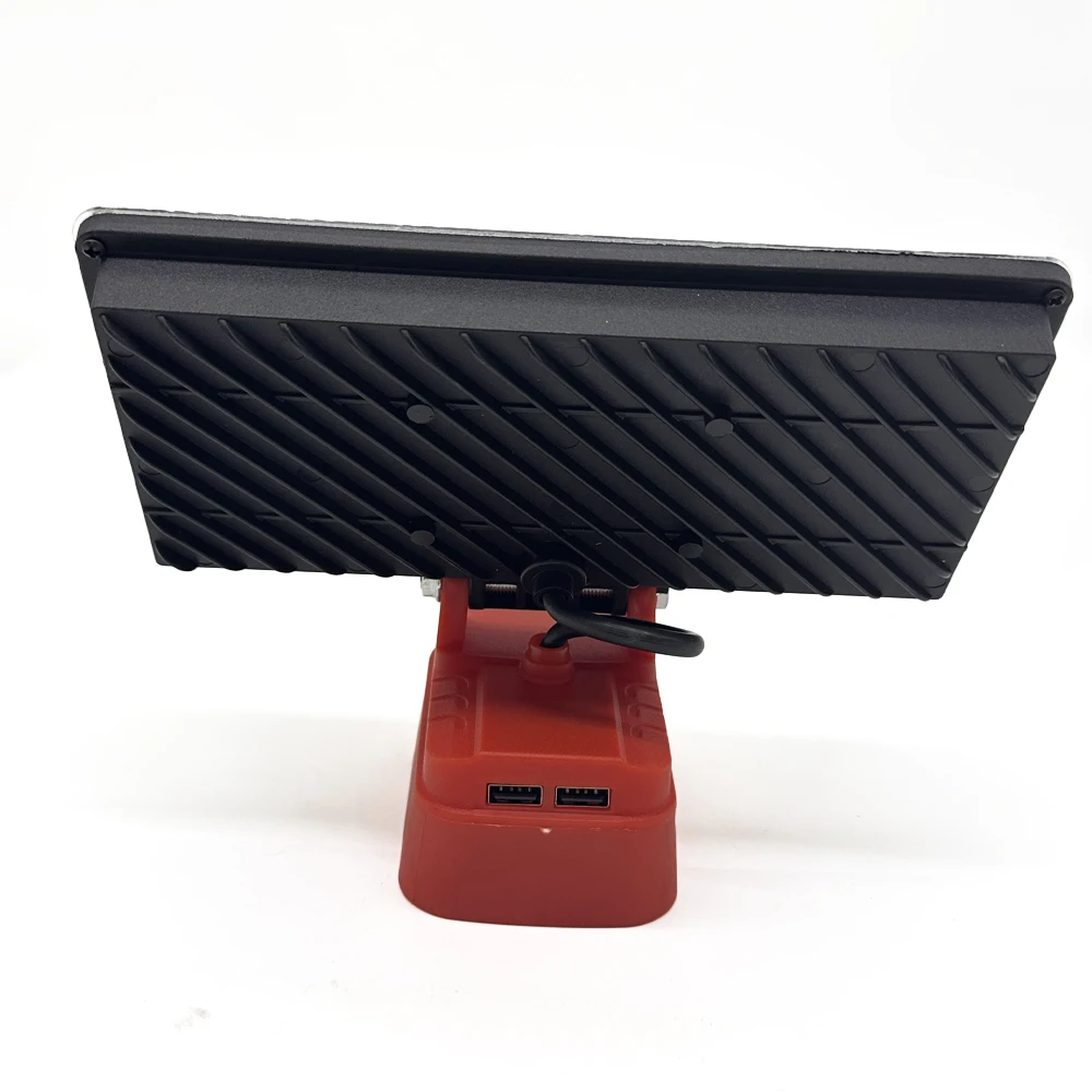 Kabellose LED-Flutlicht-Arbeitsleuchte für Milwaukee M18 Li-Ionen-Akku 9000LM Doppel-USB 2 Modi Camping-Notlicht Ohne Akku – Detail 2