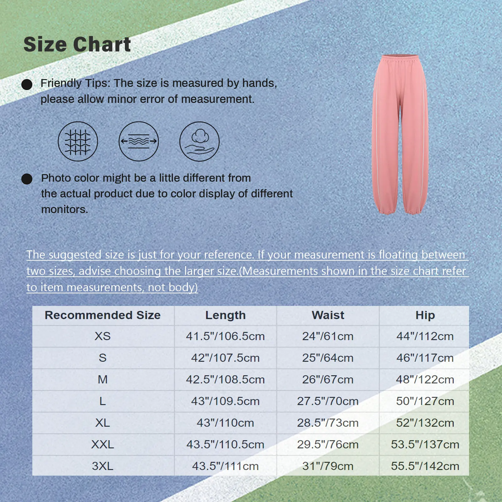 Womens Sports Pants Back Invisible Zipper Wide-Leg Pants Loungewear Elastic Waistband Drawstring Leg Opening Running Sweatpants