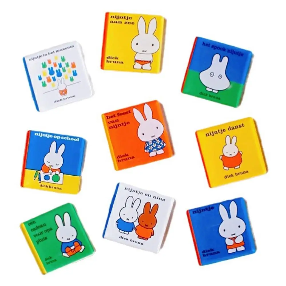 Cartoon Mini Book Shape Miffy Fridge Magnets Dick Bruna Bunny Pattern Refrigerator Magnet Ornament Lovely Home Decor Accessories