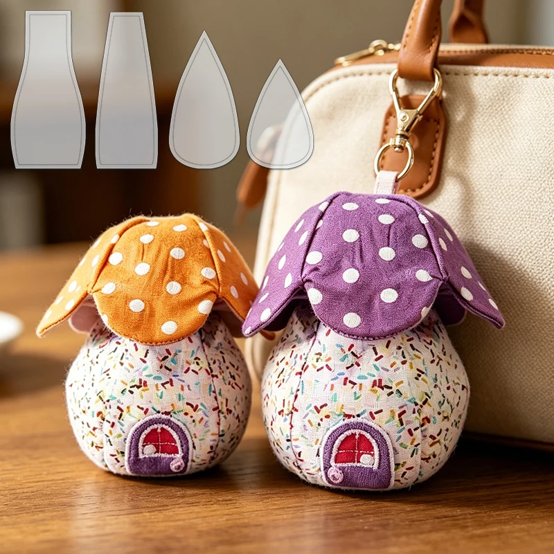 YOMDID 4pcs Mushroom House Qui - Sewing House ulasan dan harga