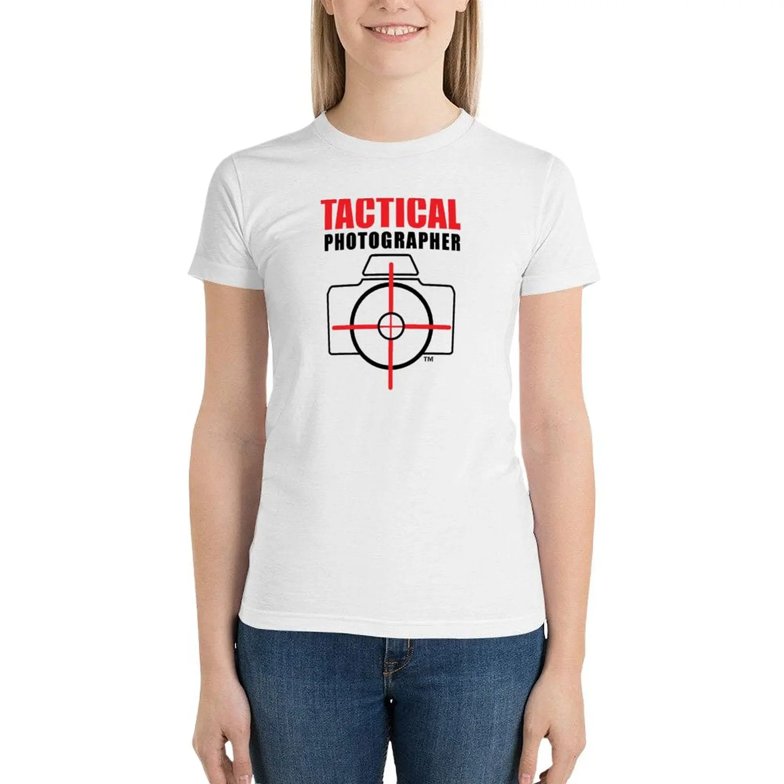 Tactical Photographer Logo - Version 1 T-shirt cute tops oversized clothes for Women