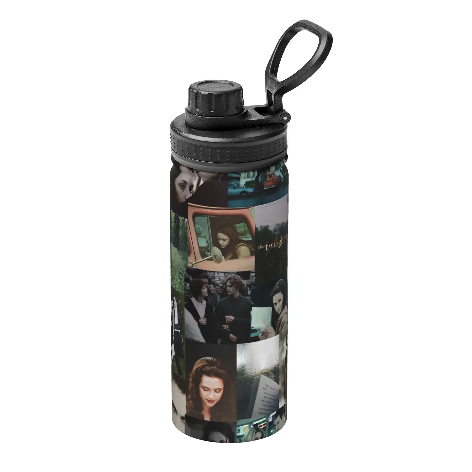 The Twilight Saga 18OZ Sports Insulated Kettle  Coffee Cups Vacuum Flask School Mugs Spill Proof