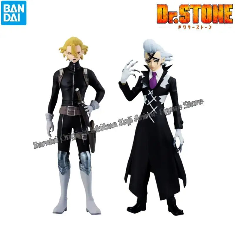 In Stock Bandai Original Box Model Garage Kit Dr Stone Xeno Stanley Snyder Nanami Ryusui Anime Characters Action Figure Statue