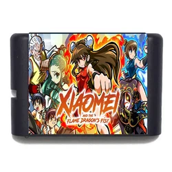 MD Xiaomei and the Flame Dragon Fist 16 Bit Game Card For mega drive