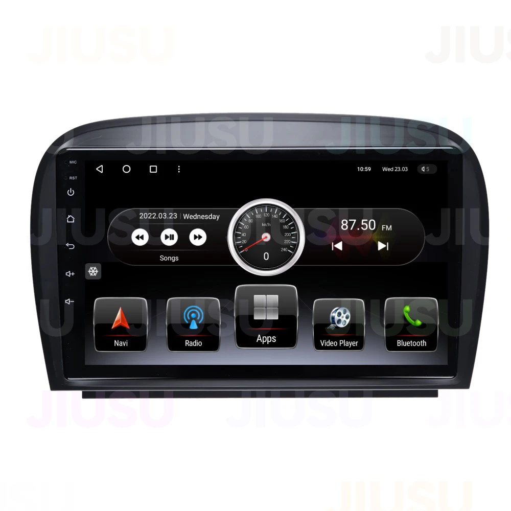 

Touchscreen Android 12 GPS Navigation DVD Player Stereo Multimedia System 2004-2011 For Mercedes-Benz SL-Class With Carplay