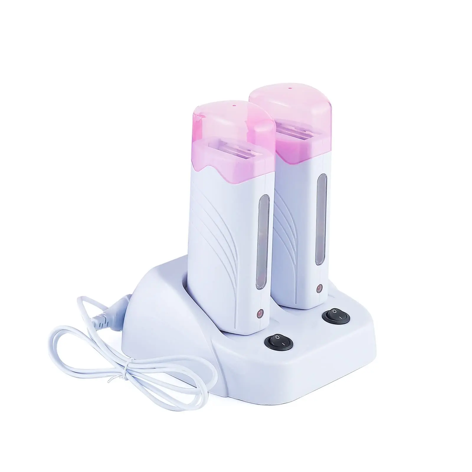 Double Seat Hair Removal Roller Wax Warmer, Hair Removal Wax Box, Women & Men's Home Hair Removal Kit