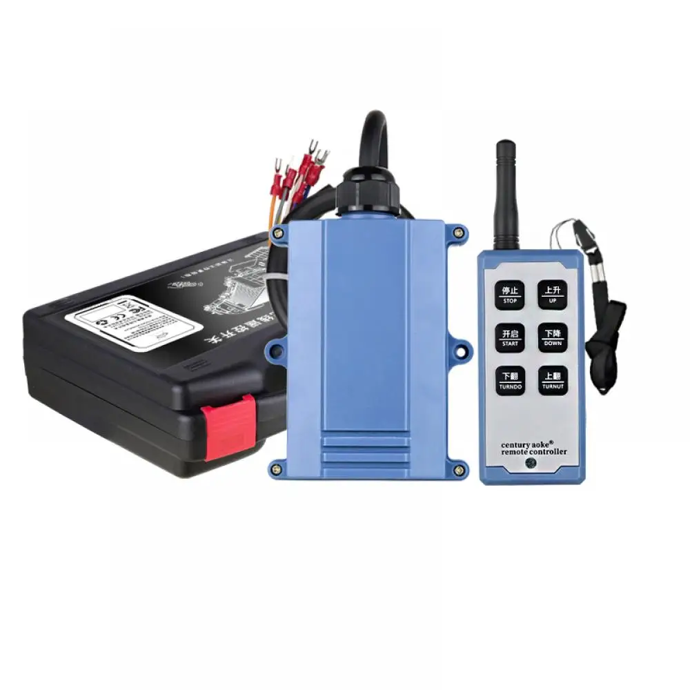 

DC12-36V Hopping Frequency Remote Control Switch Waterproof Industrial Crane Hydraulic Truck Controller Tail Lift Radio Remote