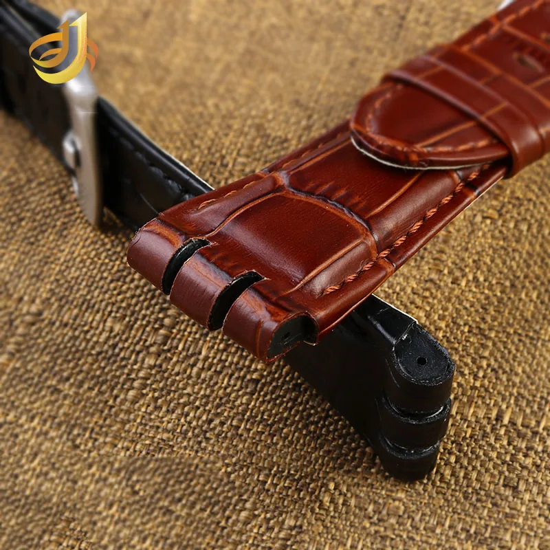 23MM Genuine Calf Leather Watchbands For Swatch IRONY YOS440 YOS449 448 447 401G Men Watch Strap Steel Clasp Bracelet With Tools