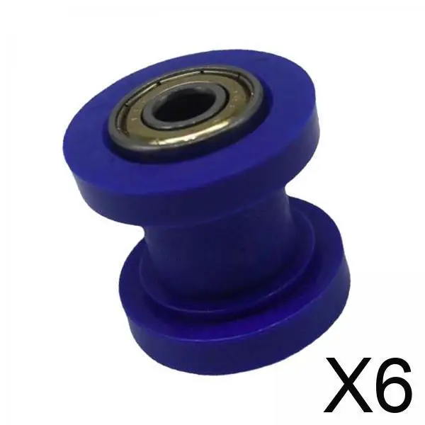 

6x Heavy-Duty Chain Roller Tensioner Set for Motorbikes And Small Bikes