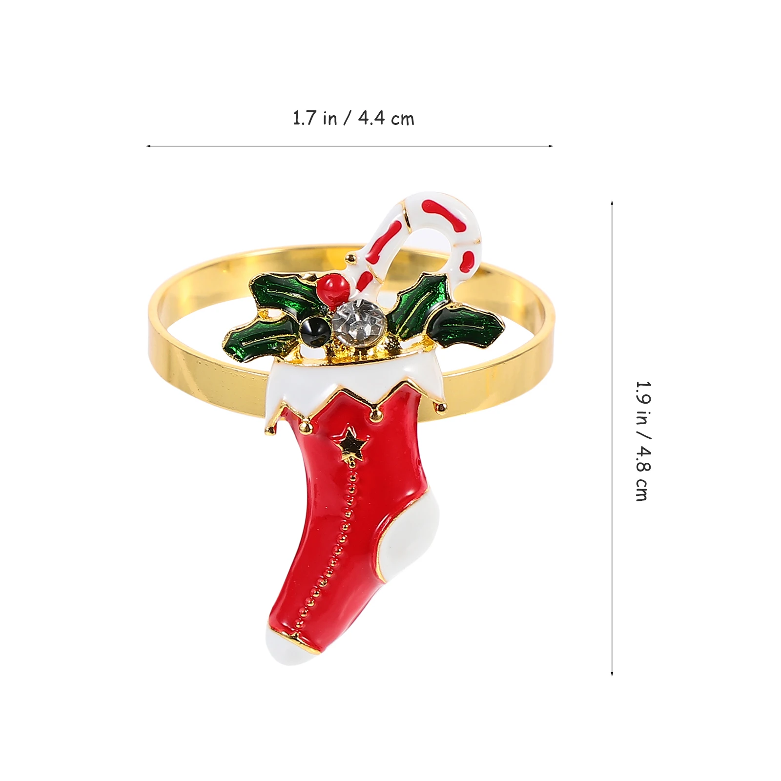 

4pcs Christmas Napkin Buckle Vintage Zinc Alloy Snowman Design Easy to Clean Family Gathering Restaurant Decor