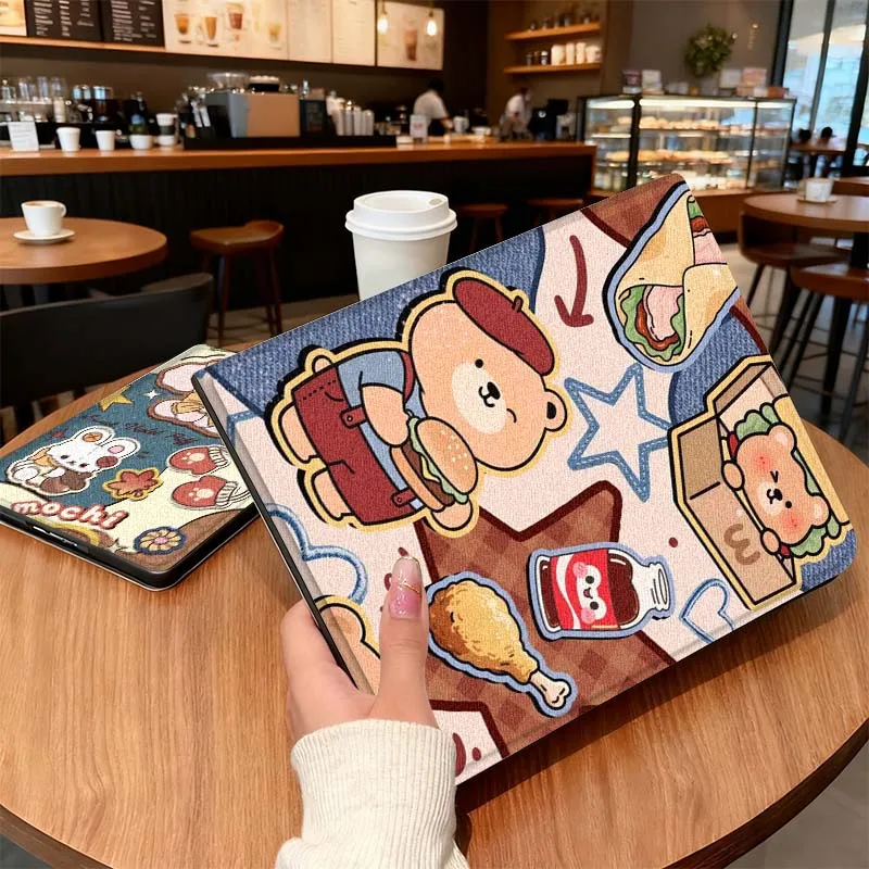 

Retro Cartoon Animal Pattern For Honor Magic Pad 6 7 X8 V6 V7 Pro V8 X9 8 V8 9 13 X8a 2 V9 GT X9a X9 GT2 13.3 Inch Tablet Case