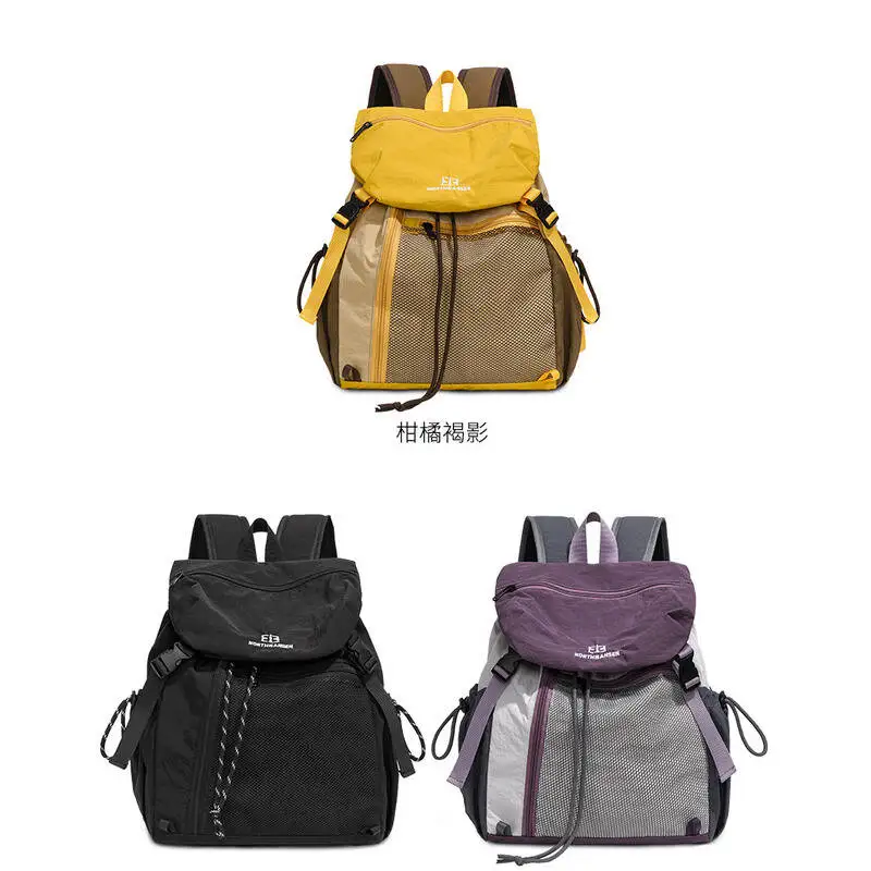 حقيبة كتف عصرية جديدة في الهواء الطلق خفيفة الوزن مزدوجة الكتف على ظهره أنيقة وحقيبة ركاب ذات سعة كبيرة وخفيفة للغاية