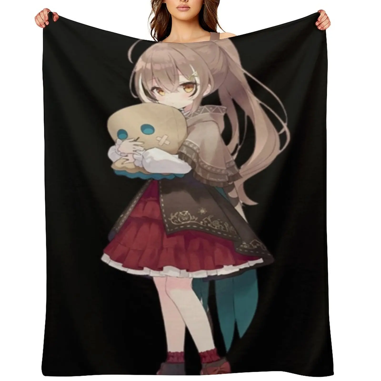 Nanashi Mumei - Hololive Throw Blanket Loose Tourist Luxury St For Baby Blankets