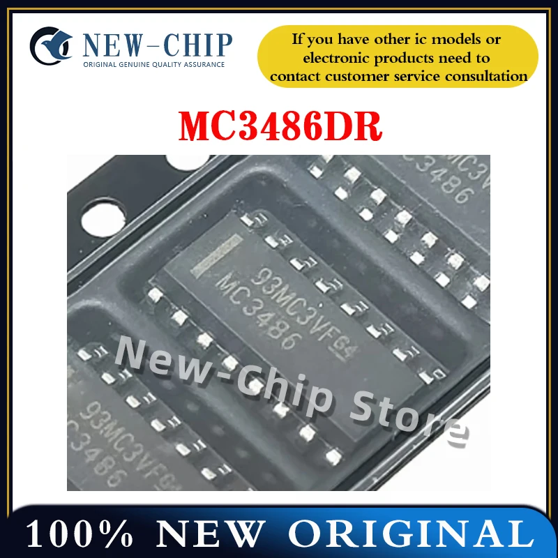 2 PCS-50 PÇS/LOTE MC3486DR SOP-16 Novo Original MC3486