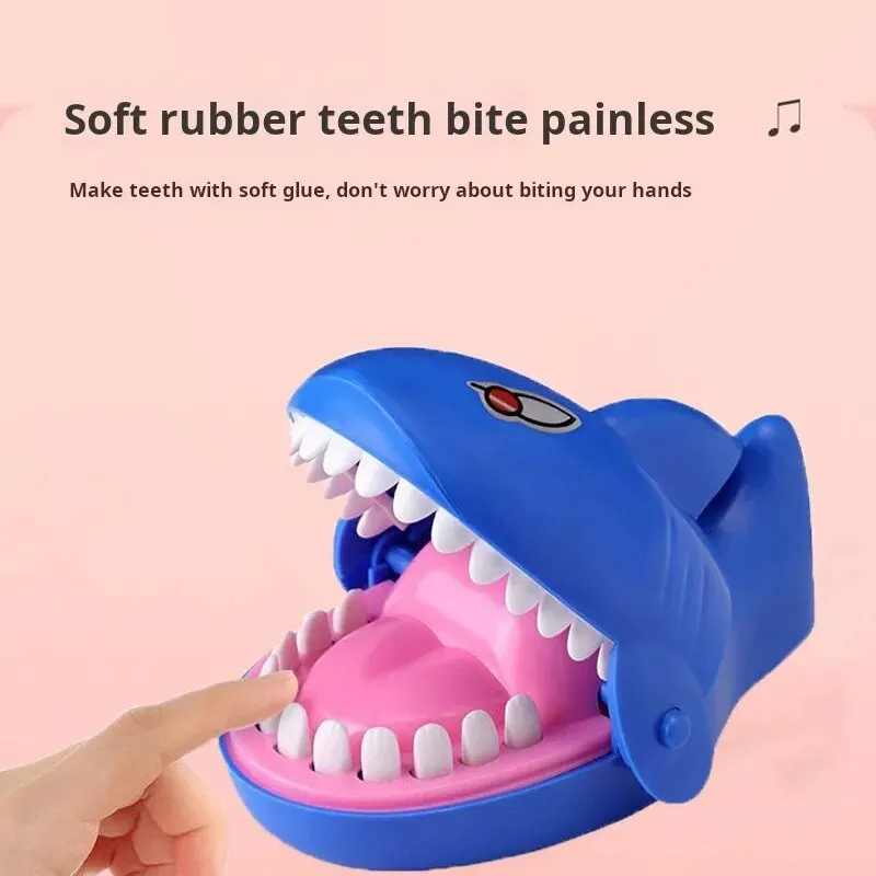 1PC Biting People with Teeth Biting Fingers Big Mouth Shark Children\'s Parent Child Gift Trick Toy