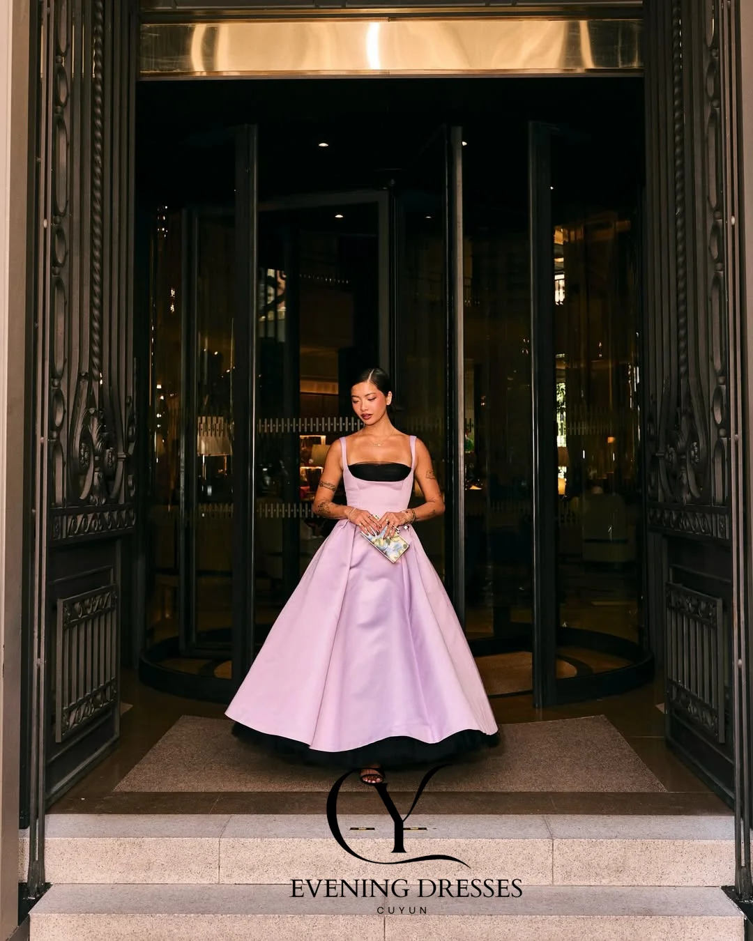 Sukienki na studniówkę CUYUN z kwadratowym dekoltem, bez rękawów, szyte na miarę, linia A, satynowa sukienka na przyjęcie urodzinowe, suknia wieczorowa na specjalną okazję.