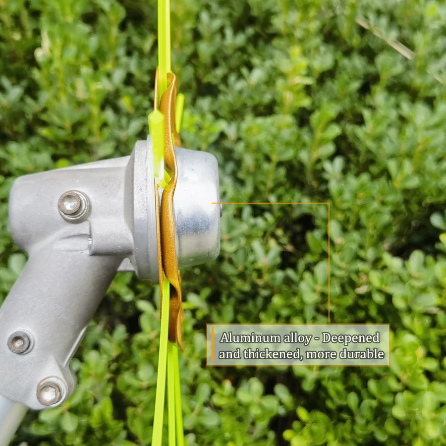 رأس تشذيب القرص MICROGUO مع فتحة تركيب M1 بوصة، مع غطاء واقي، 12 حبل، خفيف الوزن وقوي، أداء مستقر #5