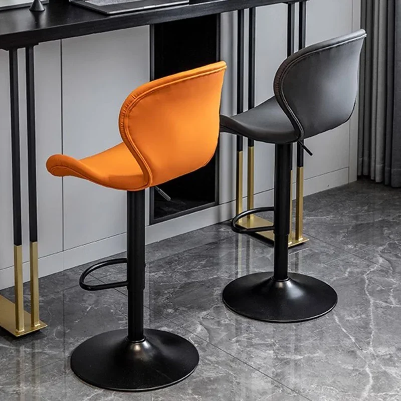 Luxury Bar Stool Floor Chair Industrial Stools Mid Century Restaurant Chairs Elegant Modern Furniture Breakfast High Kitchen