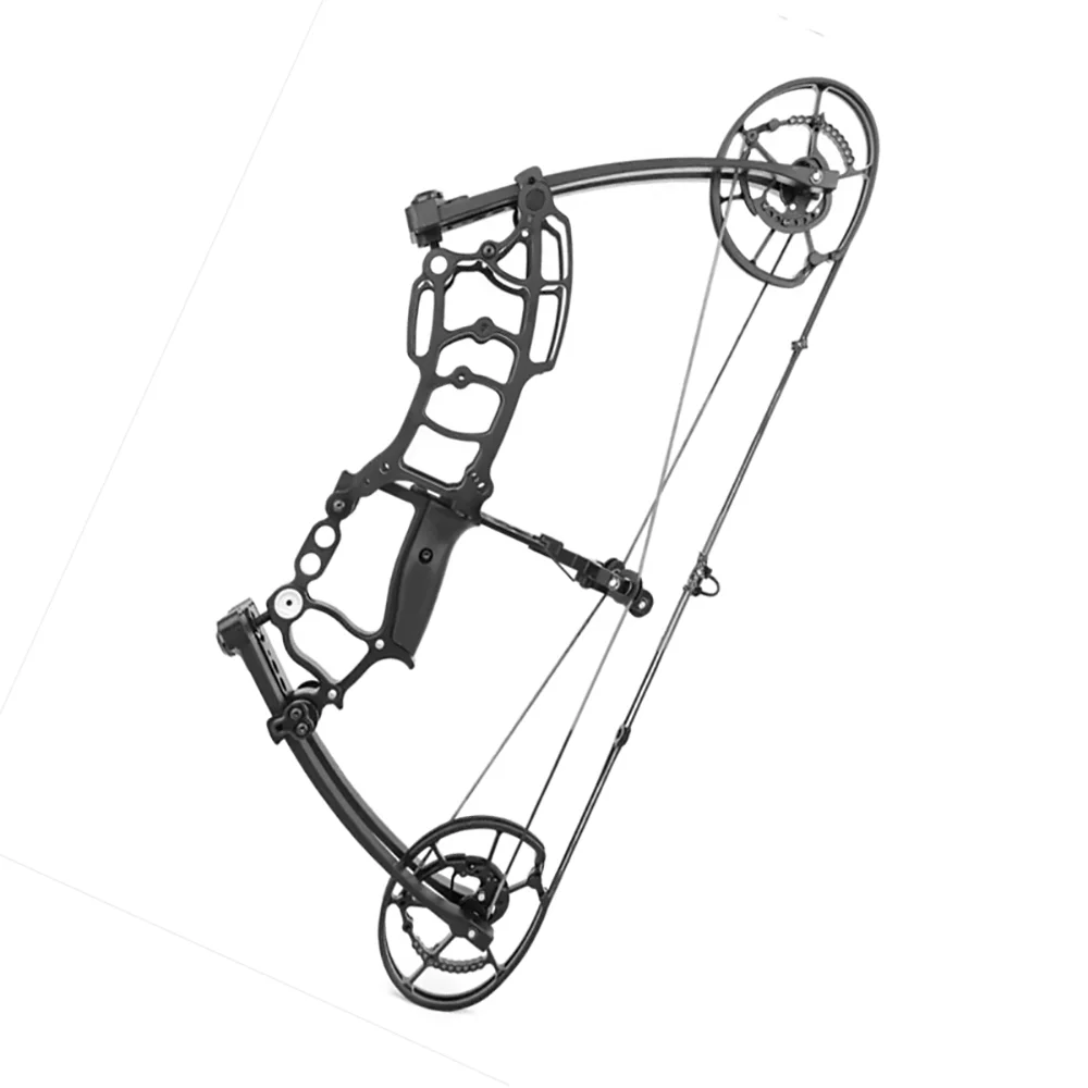 JUNXING M109K Adjustable Compound Bow 40-65lbs Ball Bearing Slingshot Arrow Dual-Purpose Bow for Right And Left Handed Shooters