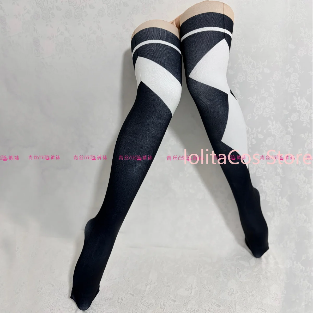Azur Lane Admiral Hipper Cosplay Clothes Anime Printed Pantyhose Comic Con Prop Role Play Stocking Women Halloween Gift view 3
