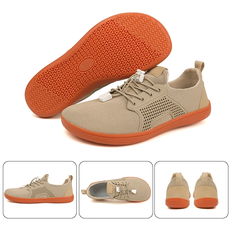 

Women's Wide Toe Shoes Men's Walking Shoes Comfortable Wide Toe Barefoot Soft Outdoor Walking Shoes Tenis Zapatillas Hombre