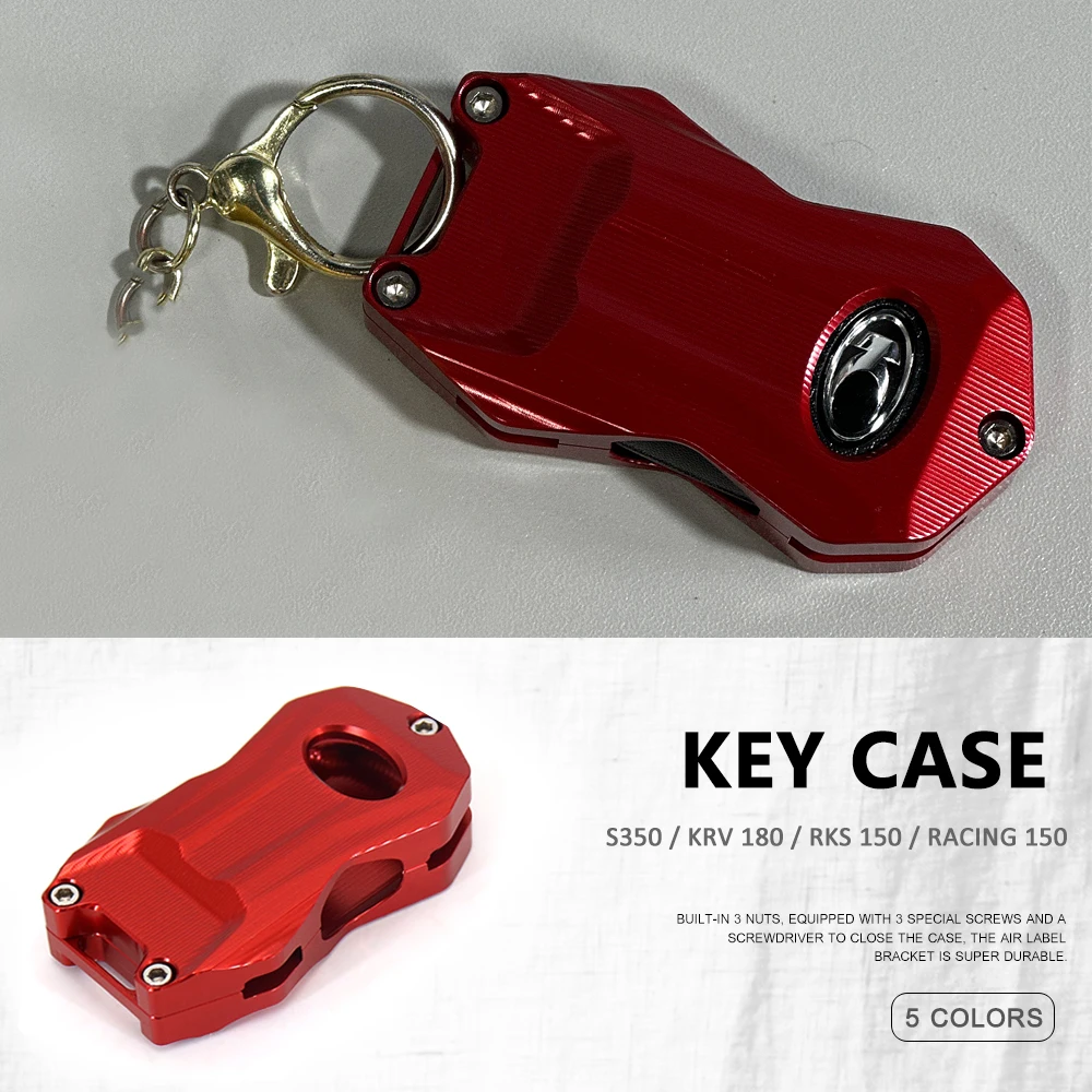 

New Motorcycle Key Chain Keyring For KYMCO KRV180 KRV 180 Racing150 RACING 150 RKS150 RKS 150 S350 S 350 Key Cover Case Shell