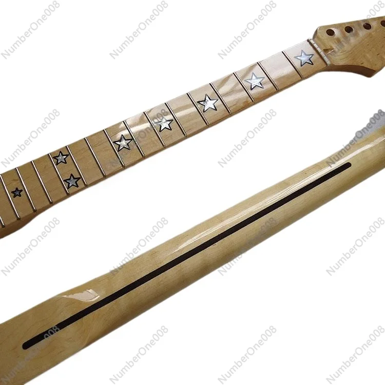 ST Electric Guitar Single Shake Neck, Handle, Five-star 21-22-fret F Maple Head, Personalized DIY Neck