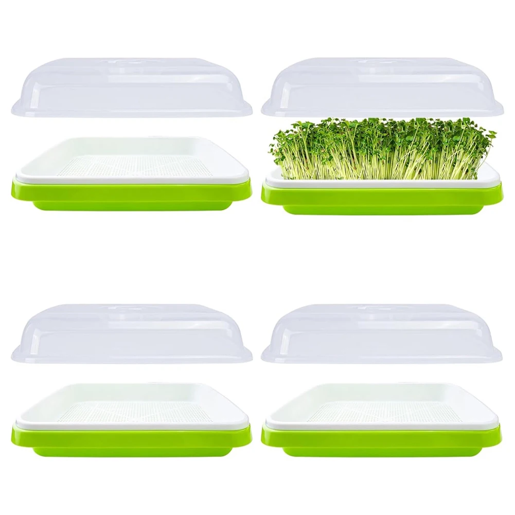 Gardening Enthusiasts Germination Tray Best Sprouter Trays For Home Vegetable Sprouting Large Capacity Ample Germination Space