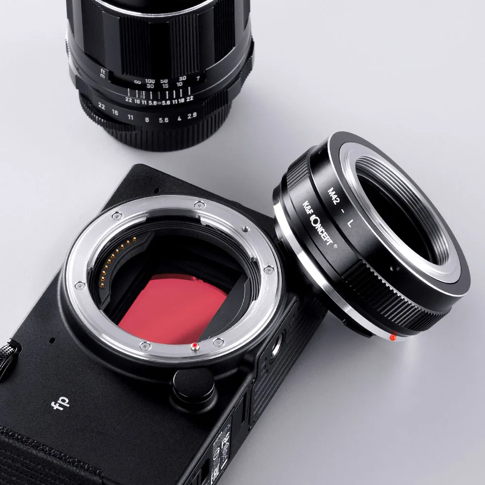 K&F Concept M42 to LSL Lens Adapter For M42 Screw Mount Lens to Leica TL TL2 CL SL SL2 Panasonic S1 S1R S1H S5 Sigma fp fpL