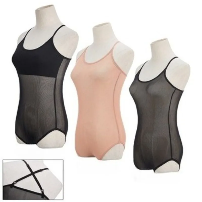 맞춤형 밸리 댄스 의상 베이스 조끼 라틴 댄스 발레 내부 탑 캐미솔 메쉬 허리 보호 및 바디 커버리지