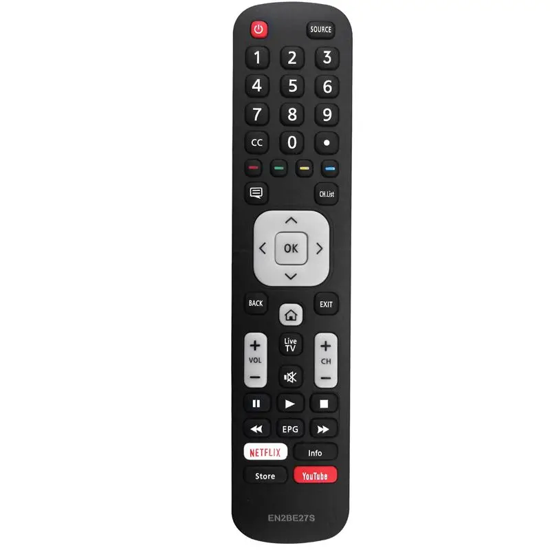ABUO EN2BE27S Remote Control Replacement for SHARP LCD Series S Smart TV with YouTube Keys