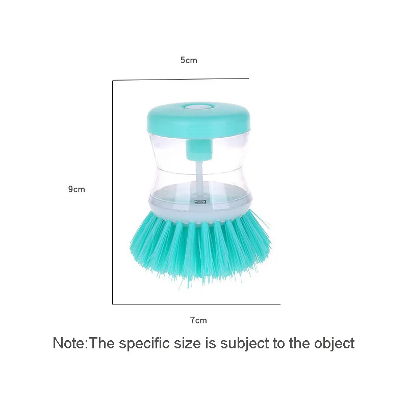 Kitchen Wash Pot Dish Brush Automatic Liquid Filling By Pressing Does Not Hurt Pan Multifunctional Cleaning Brushes