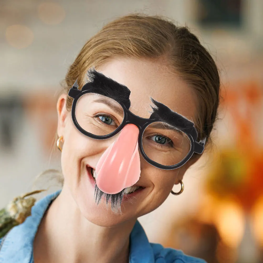 10 stks Halloween Decoratieve Bril Grote Neus Grappige Brillen Herbruikbare Party Props Voor Kinderen Volwassenen Cosplay Photo Booth Nieuwigheid Truc