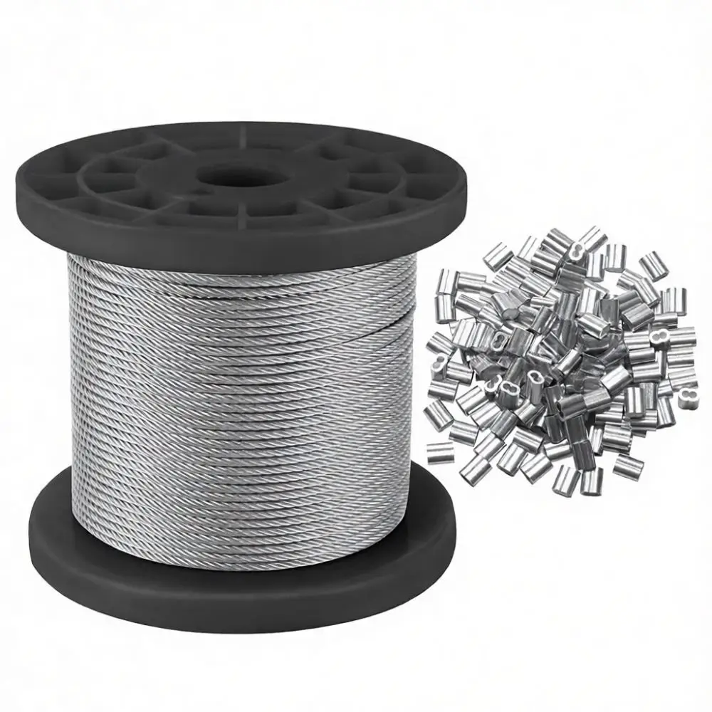 Premium 304 Stainless Steel Wire Rope Soft Cable Professional Industrial Lifting Hoisting Rigging Material Supply