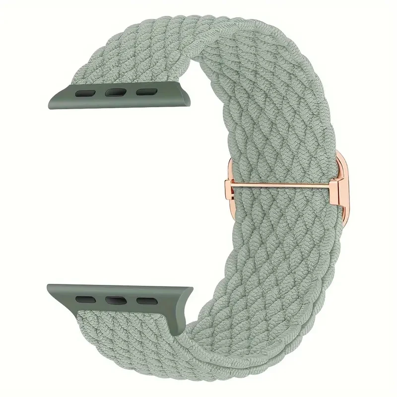 Braided Solo Loop for Apple Watch 38-49mm, Adjustable Stretchy Band for iWatch Series 10/9/8/7/6/5/4/3/2/SE/Ultra 2