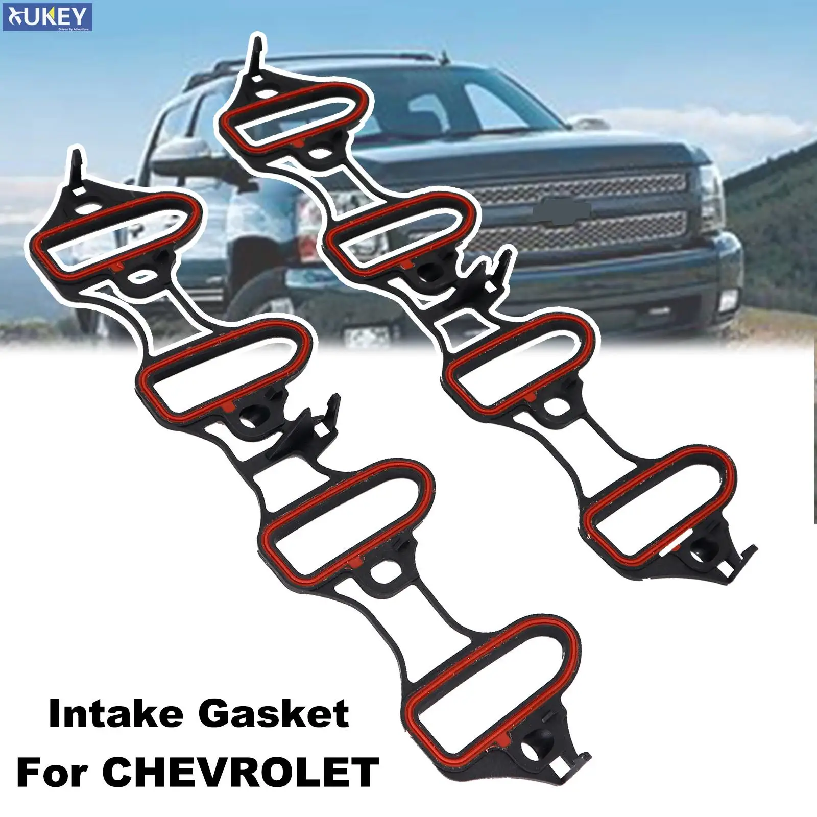 Carro Motor Intake Manifold Junta Peças de Reposição, Chevy Chevrolet Silverado, GMC, Hummer Tahoe, 5.3L, 6.0L, OHV 89060413, 2Pcs