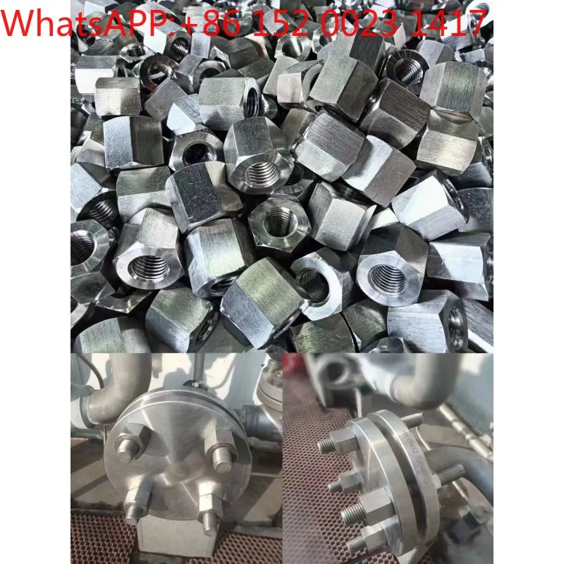 LNG tanker thickened, special stainless steel nut, natural gas screw nut