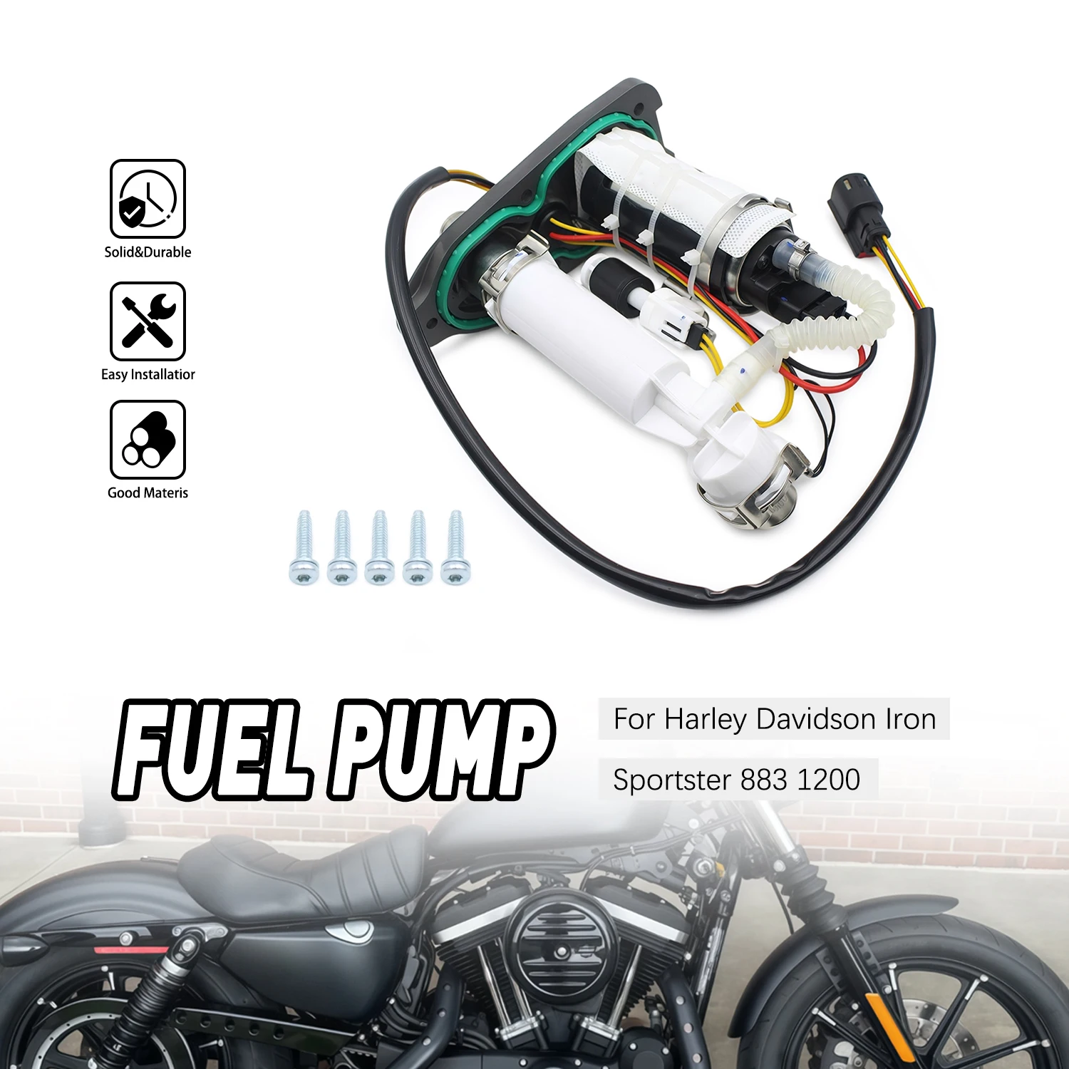 Conjunto de Bomba de Combustible 28177541-06 para Harley Davidson Iron Sportster 883 1200 Roadster Forty Eight Seventy Two 75268-07F 75305-07A