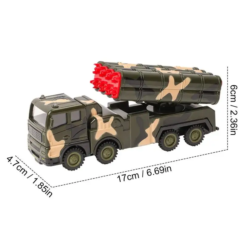 Lichtgewicht Simulatie Traagheidsraket Auto Speelgoed Militaire Auto 'S Verkoopt Educatief Speelgoed Fijne Motoriek Ontwikkeling Speelgoed Voor Kinderen