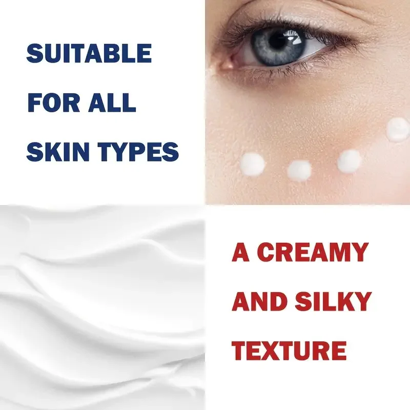 Verstevigende oogcrème voor heren -20G, verstevigend en verhelderend, hypoallergeen hydraterend en vergrendelend geschikt voor huidtypes, langdurige verstevigende verzorging voor de ogen