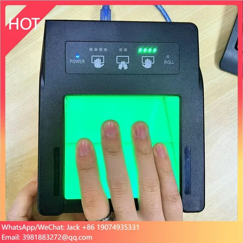 HFSecurity Match SDK Available FAP60 FBI 442 Fingerprint Reader Dual Finger Roll Finger Registration Fingerprint Scanner